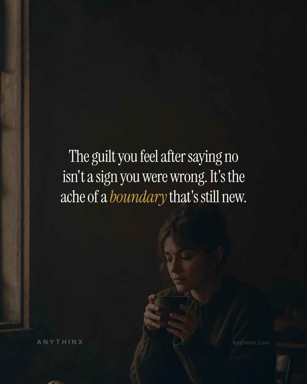 The guilt you feel after saying no isn't a sign you were wrong. It's the ache of a boundary that's still new.